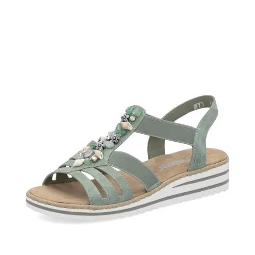 Rieker Sandalette Sandale grün 39 EU in grün von Rieker