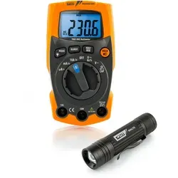 HT Instruments IRONMETER Multimeter 600V TRMS - Multimeter für präzise Messungen bis 600V, TRMS-Technologie, schlagfestes Gehäuse – ideal für professionelle Anwendungen in der Elektrotechnik.