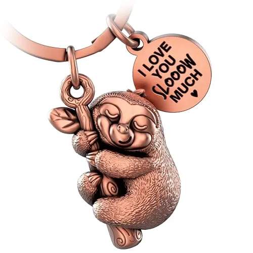 FABACH Faultier Schlüsselanhänger Dreamy in pink von FABACH