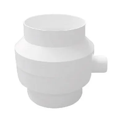 Kondenswassersammler Kondenswasserabscheider ø 100 mm weiß