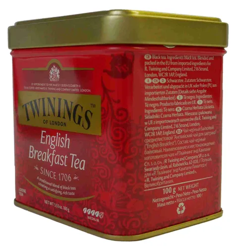 Twinings English Breakfast Tee. 100 g Dose