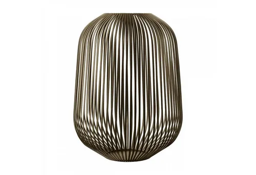 Blomus Lito Laterne L Metallic Burned Metal in braun von Blomus
