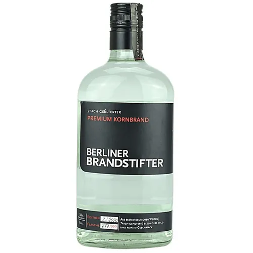 Produktbild Berliner Brandstifter Premium Kornbrand 38% Vol. 0,7l