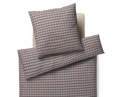 JOOP! Bettwäsche Soft Mesh, Flanell, 1 teilig grau in grau von JOOP!