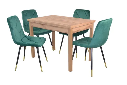 moebel-direkt-online Essgruppe 5teilige Tischgruppe, bestehend aus Esstisch ausziehbar und 4 Stühlen, (Spar-Set, 5tlg. Set)