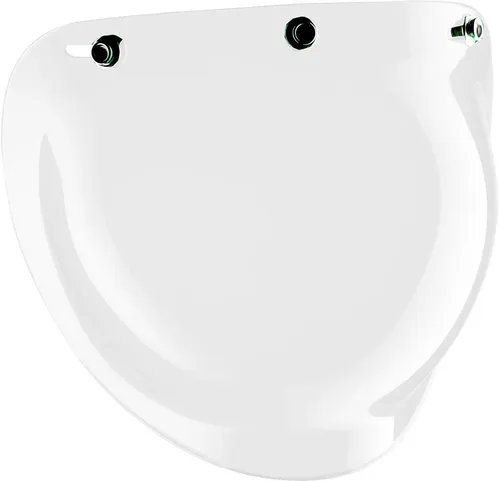 Bandit Bubble Visier für Jethelm, transparent - Universal Visier für Motorradhelme, kratzfest und beschlagfrei für klare Sicht und Sicherheit beim Fahren.