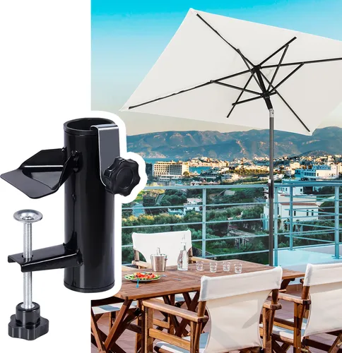 Sekey Sonnenschirm UB160, rechteckig 200 x 125cm, creme - Neigbar & wetterfest - Sonnenschirm in creme mit neigbarem Schirm für optimalen Sonnenschutz. Mit Kurbelsystem zum schnellen Öffnen und Lüftungsfunktion gegen Hitzestau. Ideal für Garten und Balkon.