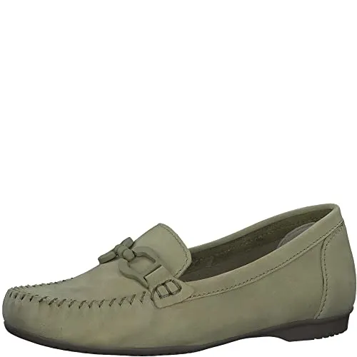 Elegante Damen Slipper aus Leder von MARCO TOZZI