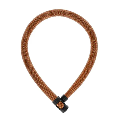 ABUS Kettenschloss 7210 - 110 cm braun - Robustes und witterungsbeständiges Fahrradschloss in eleganter brauner Farbe; ideal für Freizeitaktivitäten und sorgt für optimalen Schutz.