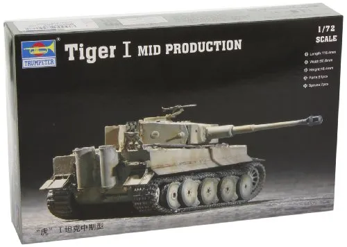 Trumpeter 07243 Modellbausatz Tiger 1 Tank (Mid.)