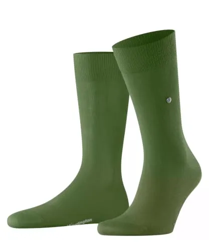 Burlington Herren Socken Lord M So Baumwolle einfarbig 1 Paar, Grün Forest 7657, 40-46
