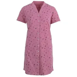 zeitlos Nachthemd Nachthemd Kurzarm - Knopfleiste durchgehend rosa M