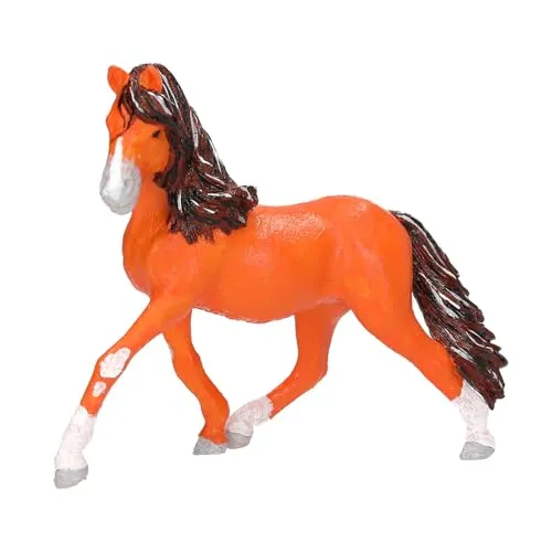 Depesche 12247 Miss Melody Colour Your Horse - Pferde Figur zum Selbergestalten, Set inkl. Acrylfarben, Pinsel, Palette und Anleitung
