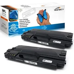 2x Kompatibler Toner für Samsung ML1630 und SCX-4500 - Toner für Samsung-Drucker, 2x 3.000 A4-Seiten pro Toner bei 5% Deckung, ideal für kostengünstiges Drucken.