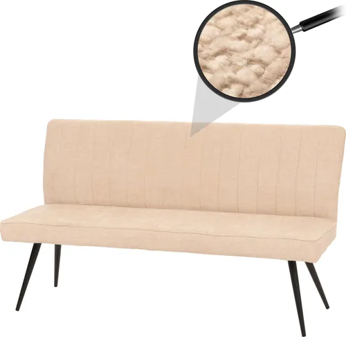 Sitzbank MCW-K16 in beige von Mendler