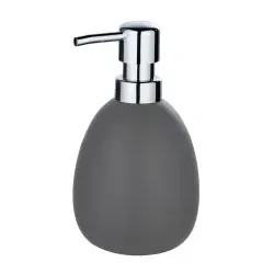 WENKO Polaris Seifenspender, 390 ml 24017800 , Farbe: grau