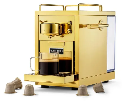 Sjöstrand The Original 2 Kapsel-Kaffeemaschine – Gold von Sjöstrand