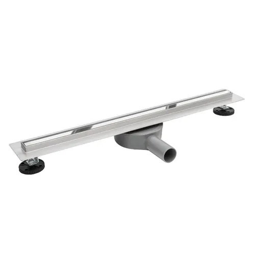 Duschrinnen Bodenablauf SLIM LOW PROLINE 70 SILBER - Befliesbare Duschablauf-Rinne aus Edelstahl für eine moderne Badezimmergestaltung. Korrosionsresistent und rostbeständig, ideal für langlebige Nutzung.