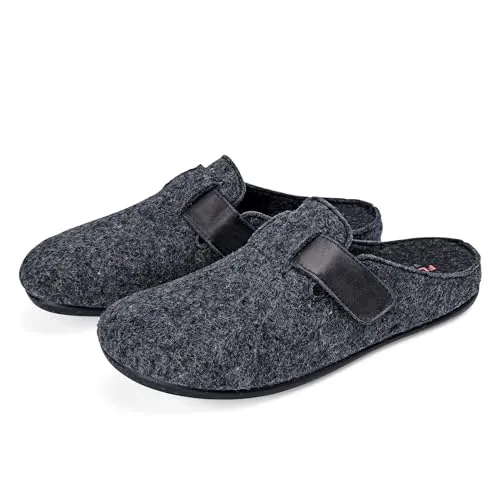 BÄR | Bozen | Herren | Pantoletten/Hausschuhe | Hausschuhe mit 100% Zehenfreiheit | Atmungsaktiv