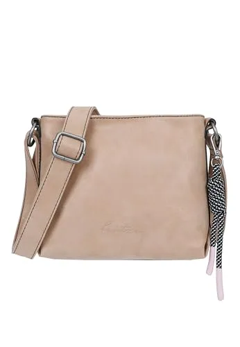 Fritzi aus Preussen Damen Bitzi02 Jive Copper Cross - Herrentasche mit verstellbarem Schultergurt und abnehmbarer Kordelschnur für flexiblen Tragekomfort.