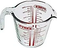 Pyrex Messbecher 0,5 l aus Borosilikatglas