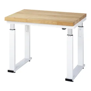 STIER Elektrisch Höhenverstellbare Werkbank Premium 1000x700 mm - Kastenwerkbank mit robuster Buchen-Arbeitsplatte, elektrisch höhenverstellbar für optimale Ergonomie, 100 % made in Germany.