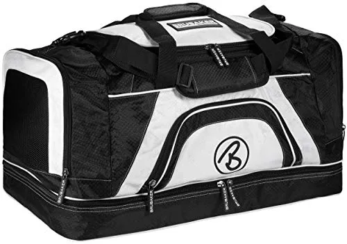 BRUBAKER Sporttasche XXL - 90 l oder 52 l - Sporttasche mit Schuh- und Nassfach, ideal für Fitness und Reisen, in trendigen Farben aus robustem Diamant-Nylon, bietet viel Platz und Funktionalität für Sport- und Freizeitaktivitäten.