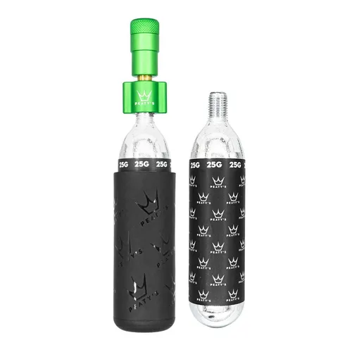 Peaty's Holeshot CO2 Inflator - Schnelle CO2 Fahrradpumpe - Luftpumpen: Intuitive CO2 Pumpe für schnelles Aufpumpen in unter 10 Sekunden, leicht und kompakt, ideal für MTB-Fahrer unterwegs.