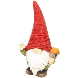 Wichtel 42,5 cm hoch aus Magnesia in rot von Lemodo