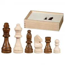 Philos Schachfiguren - Otto I - KH 89 mm - Birke 259134