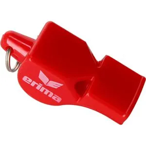 Erima Trillerpfeife Classic, 732308, aus Kunststoff, rot