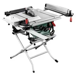 Set Tischkreissäge TS 254 M mit Untergestell und Schiebeschlitten - Kompakte Tischkreissäge für Baustellen, mit hohem Arbeitskomfort und Verwindungssteifem Rohrrahmen. Inklusive Untergestell und Schiebeschlitten für flexible Anwendungen.