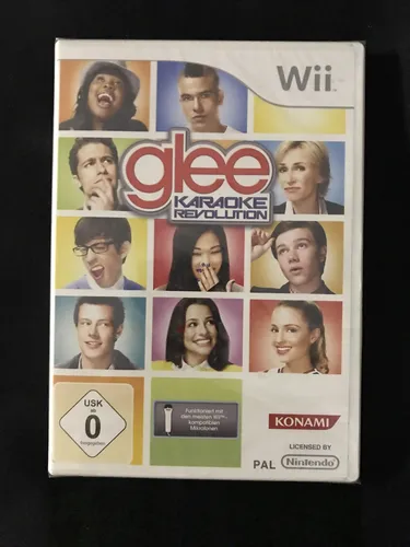 Karaoke Revolution: Glee für Nintendo Wii - Musik- & Tanzspiel im Original, ideal für Karaoke-Fans und Familienunterhaltung, neu und originalverpackt.