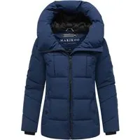 Marikoo Damen Winter Steppjacke Kuscheltatze XVI mit Kapuze - Die stylische Marikoo Steppjacke Kuscheltatze XVI bietet optimalen Kälteschutz dank gefütterter Kapuze und warmen Rippbündchen. Ideal für kalte Wintertage – erhältlich in 9 Farben und Größen XS–XXL.