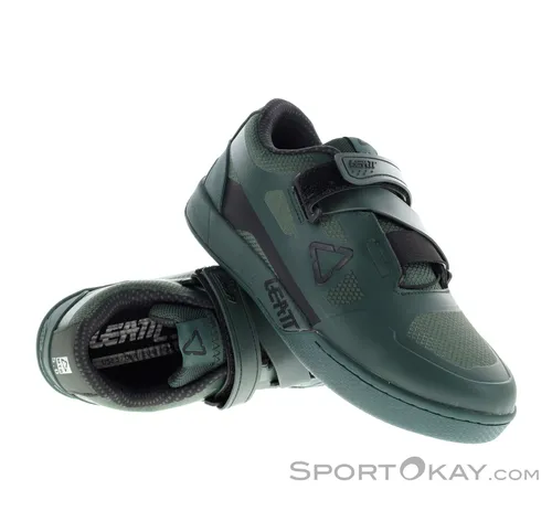 Leatt 5.0 Klickpedal Radschuhe Größe 43 - Grün - Fahrradschuhe mit leichtem High-Performance Design, tiefem Cleat-Kanal für präzisen Halt und maximaler Kontrolle beim Fahren.