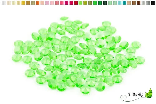 Creativery Streudeko, 10 x 100 Dekosteine Diamanten 12mm