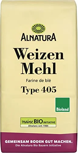 Alnatura Bio Mehl Weizen Type 405, 1kg von Alnatura