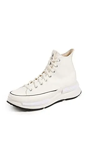 CONVERSE A00868C Run Star Erbe Cx Hi Unisex Turnschuhe - Stylische Unisex Sneaker in Schwarz-Weiß, aus hochwertigem Leinen, perfekt für einen trendigen Look und optimalen Tragekomfort.