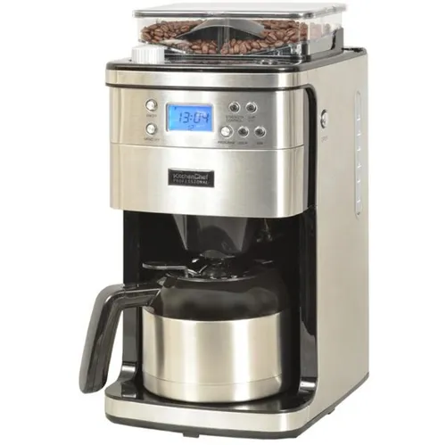 Kitchen Chef KCP4266 Isotherme programmierbare Kaffeemaschine mit Mühle