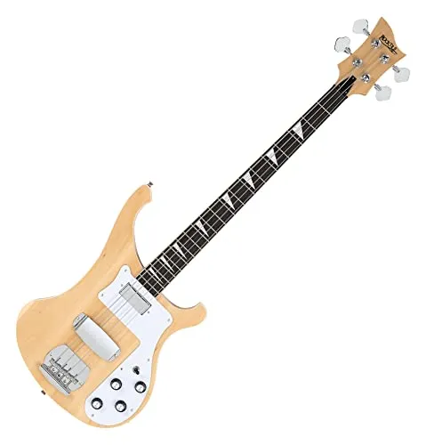 Rocktile E-Bass RB-400 - Longscale Bassgitarre mit Humbucker und Single Coil - E-Bass mit vollem, obertonreichen Sound und ergonomischem Design. Der eingeleimte Hals aus Rosenholz mit Perloid Inlays sorgt für optimale Bespielbarkeit und nachhaltigen Klang.