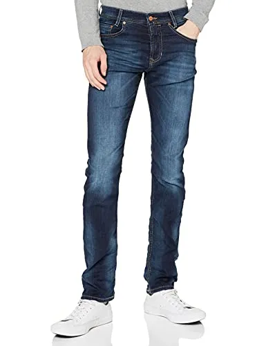 MCA Herren Jog'n Jeans Straight Jeans, per Pack Blau (3D Dark Authentic Wash H785), W34/L36 (Herstellergröße: 34/36)