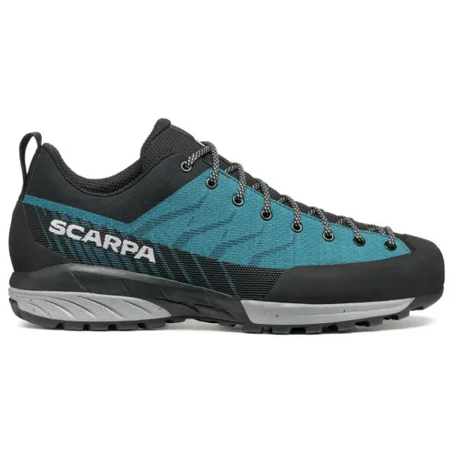 Scarpa Mescalito Planet petrol/black (1005) 45,5 - Nachhaltige Wanderschuhe - Wanderschuhe für Herren, ideal für Outdoor-Abenteuer. Aus 100% recyceltem Perspair-Obermaterial, atmungsaktiv und extrem leicht, bieten sie optimalen Halt und Komfort.