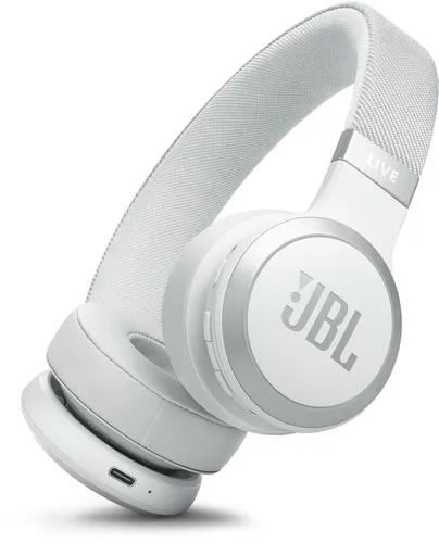 JBL Live 670NC On-ear Kopfhörer in Weiß in weiß von JBL