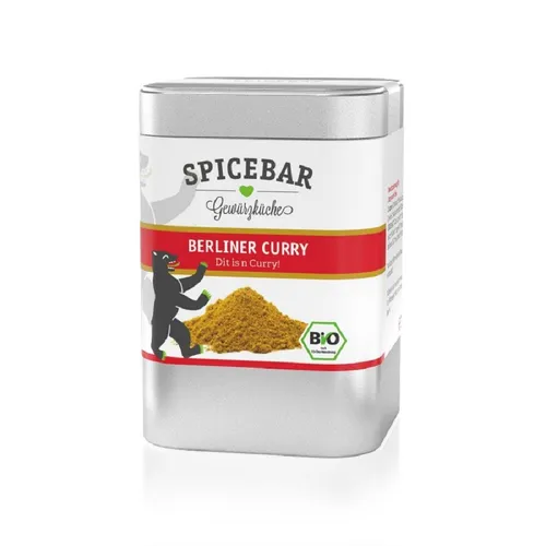 Berliner Curry, Bio Kurkuma*, Kreuzkümmel*, Zwiebel*,Bockshornkle Spicebar 70 g