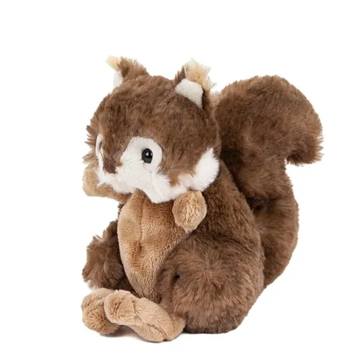 Teddys Rothenburg Bukowski Kuscheltier Eichhörnchen Wiggles Dunkelbraun 15 cm Plüscheichhörnchen Plüschtier