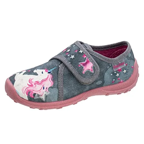 Fischer Markenschuh Kinder-Klett-Hausschuh