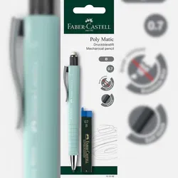 Faber-Castell Druckbleistift Poly Matic 0.7 mm - Sonstige Schreibgeräte mit rutschfester Soft-Touch Oberfläche für hohen Schreibkomfort und ergonomischer Dreieckform für ermüdungsfreies Schreiben.