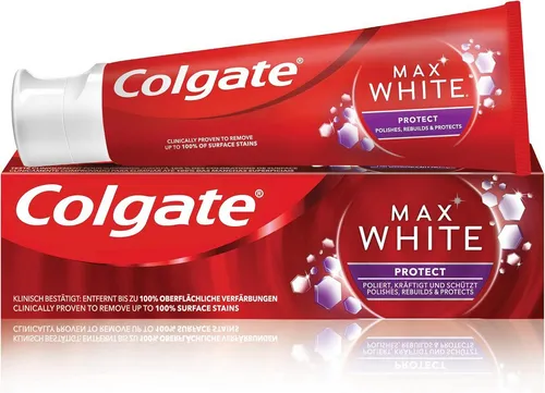 Colgate Zahncreme Max White White&Protect 3er Set 75ml