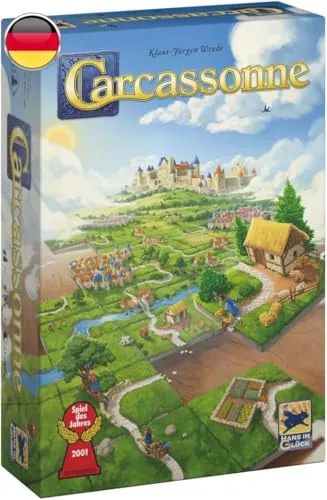 Asmodee Quarzuhr Hans im Glück UNBOX Now Carcassonne V3.0 - Spannendes Gesellschaftsspiel für 2-5 Spieler, ideal für Familienabende!