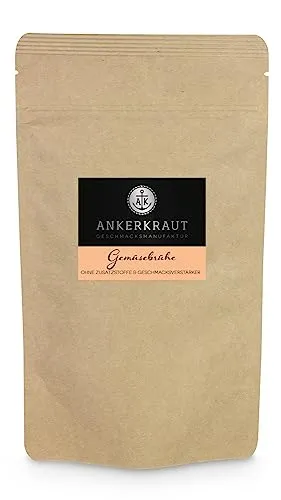 Ankerkraut Gemüsebrühe, 180g im Beutel, 100% Natürlich Ohne Zusatzstoffe, Zuckerfrei, Suppe Selber Machen in Premium Qualität